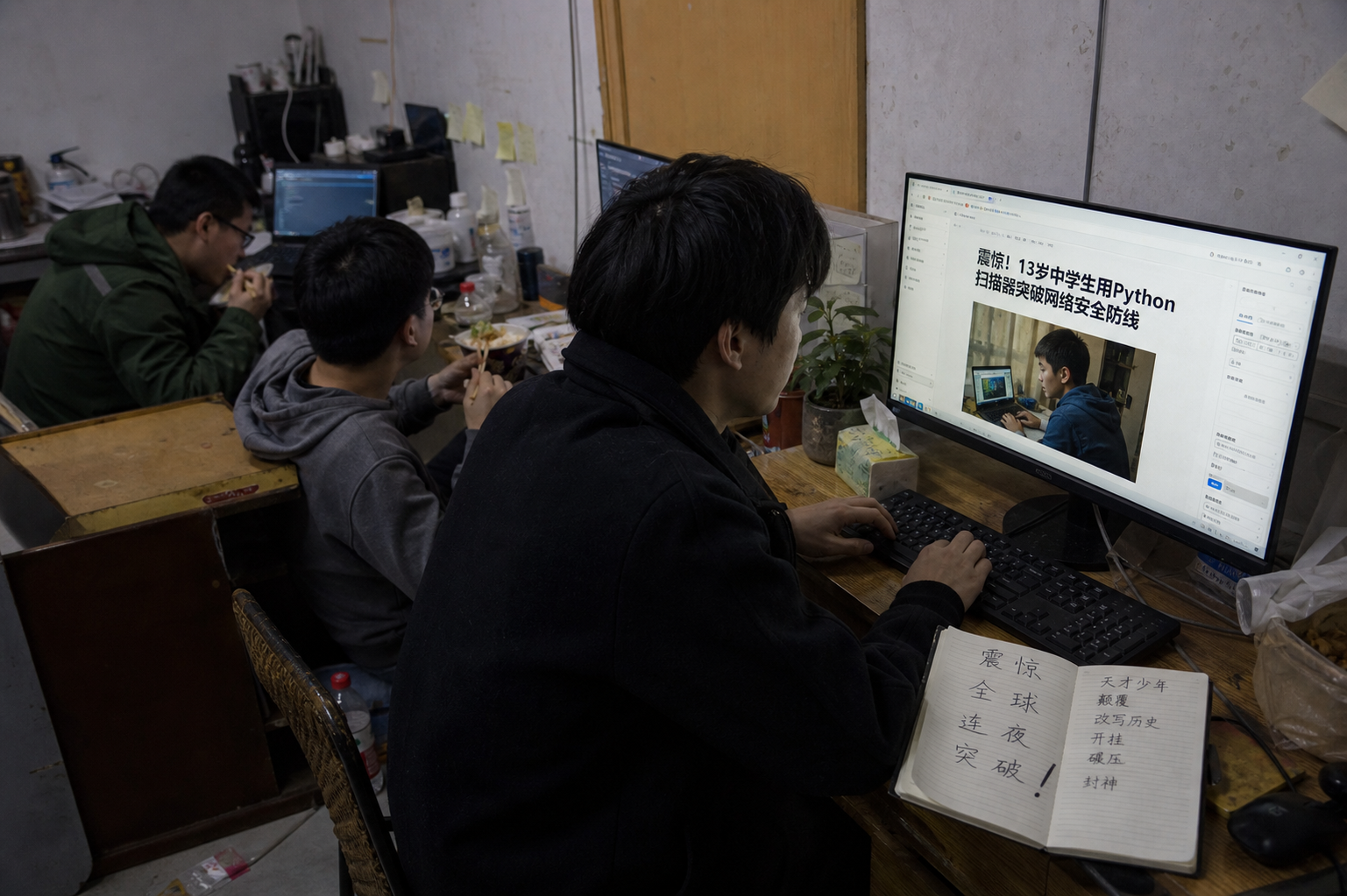 自主研发!少年突破国外端口封锁