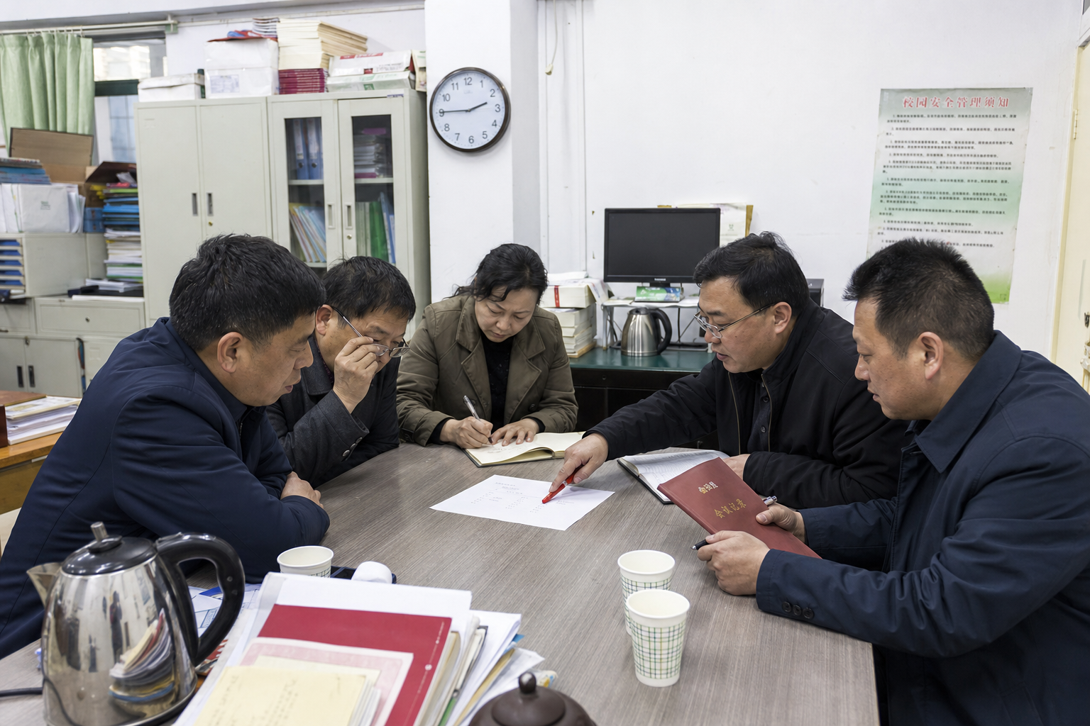 学校专班严肃研究一张简单代码打印纸